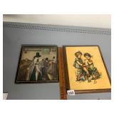 FRAMED PRINTS, INCLUDES WELSH CHURCH SCENE,