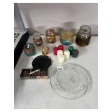 ASSORTED SCENTED CANDLES, GLASS JAR CANDLES,