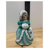 GEO. Z. LEFTON FIGURINE, WINTER SERIES, GIRL IN