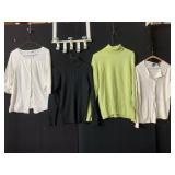 ASSORTED LADIES TOPS, INCLUDES J.JILL WHITE
