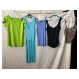COLUMBIA ATHLETIC TOP, ANTONIO MELANI KNIT DRESS,