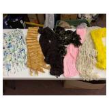 ASSORTED SCARVES, INCLUDES ASIAN EYE VISCOSE