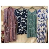 ANOKHI FLORAL ROBE, HUHOT NAVY FLORAL DRESS, NORM