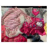 ASSORTED INFANT CLOTHING, INCL HELLO KITTY TOP,