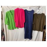 SUSAN GRAVER TOPS, D&CO DRESS, DENIM 24/7