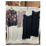 COLDWATER CREEK FLORAL BLOUSE, CHELSEA STUDIO