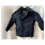 BEN SHERMAN PEACOAT, PLAID SHIRT, WHITE DRESS