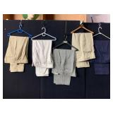 HAGGAR, CHAPS RALPH LAUREN, IZOD, COTTON SLACKS,