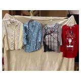 ASSORTED TOPS, INCLUDES J.JILL BLOUSE, SERENGETI