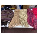 ASSORTED SCARVES, INCLUDES MOHAIR AND WOOL BLEND,