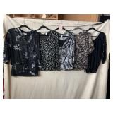 ASSORTED LADIES TOPS, VARIOUS STYLES, PATTERNS,