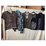 ASSORTED LADIES TOPS AND CARDIGANS, VARIOUS