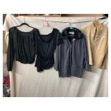ASSORTED LADIES TOPS AND JACKETS, VARIOUS BRANDS