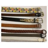 ASSORTED BELTS, INCLUDES ORLA KIELY FOR TARGET,