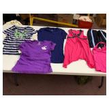 ASSORTED GIRLS TOPS AND ATHLETIC SHORTS, JUSTICE,