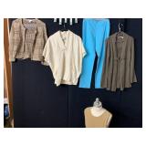 ASSORTED LADIES APPAREL, CROCHET CARDIGAN,