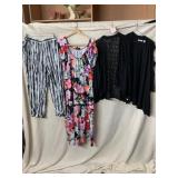 NORM THOMPSON STRIPED PANTS, SLINKY BRAND FLORAL