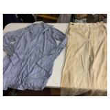 RUE DE LA PAIX BY MARLBORO STRIPED BUTTON-DOWN