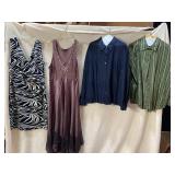 KOMAROV DRESS, ENFOCUS STUDIO DRESS, TALBOTS SILK
