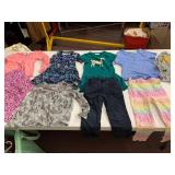 TODDLER CLOTHING ASSORTMENT, DRESSES, SHIRTS,