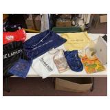 ASSORTED DESIGNER DUST BAGS AND SHOPPING TOTES,