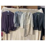 PAMELA MCCOY PURPLE CARDIGAN, CALLAWAY GRAY