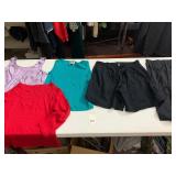 RAFAELLA STUDIO RED RIBBED TOP, CHICOS DESIGN