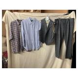 LAUREN RALPH LAUREN STRIPED SHIRT, PLAID SHIRT,