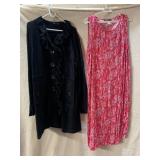 RENUAR BLACK RUFFLED CARDIGAN, WOOLWORTHS CLASSIC