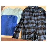 ASSORTED SHIRTS, INCLUDES CROFT & BARROW FLANNEL,