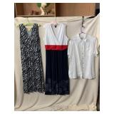 LIZ LANGE ZEBRA PRINT DRESS, WRAP DRESS, MAGGIE