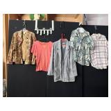 ASSORTED APPAREL, COLDWATER CREEK FLORAL JACKET,