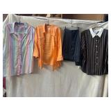 APPAREL GROUPING, BLAIR STRIPED COTTON SHIRT,