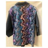 ANOKHI QUILTED JACKET, GEOMETRIC PATCHWORK