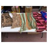 ASSORTED SCARVES, INCLUDES PERUVIAN LINK ALPACA,