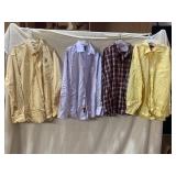 ASSORTED MENS BUTTON-DOWN SHIRTS, INCLUDES CUTTER