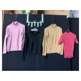 ASSORTED KNIT TOPS, INCLUDES TALBOTT, MILANO