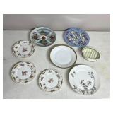 ASSORTED DECORATIVE PLATES, INCLUDES LIMOGES