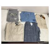 ASSORTED MENS SHIRTS AND THERMAL UNDERWEAR,
