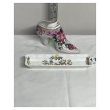 AYNSLEY COTTAGE GARDEN BONE CHINA TRAY,