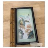ASIAN WALL ART, MOTHER OF PEARL INLAY, LANDSCAPE