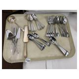 ASSORTED STAINLESS STEEL FLATWARE, INCLUDES