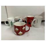 STARBUCKS CERAMIC MUGS, INCLUDES HOLIDAY THEMED