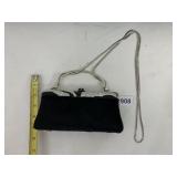 ISABELLA ADAMS NEW YORK CLUTCH, BLACK HAIR-ON