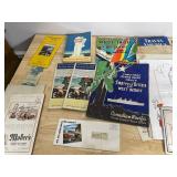 ASSORTED TRAVEL EPHEMERA, INCLUDES CANADIAN