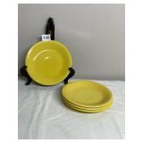 FIESTA DINNER PLATES, YELLOW