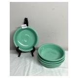 FIESTA WARE BOWLS, SEA MIST GREEN, CERAMIC