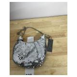 Y & S HANDBAG, SILVER MESH, CHAIN STRAP, NWT,