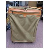 HARTMANN PACK CLOTH ROLLING SUITCASE, TAN NYLON,