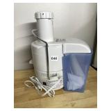 JACK LALANNE POWER JUICER, WHITE PLASTIC